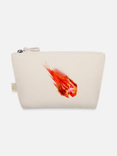 Astéroïde lumineux avec queue de feu - Conception de puissance - Trousse biologique - nature - Devant