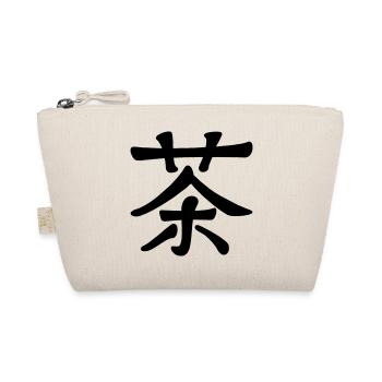 Tea in Chinese calligraphy - Organic Pouch - nature - Front