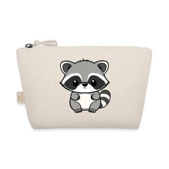 Raccoon - Organic Pouch - nature - Front