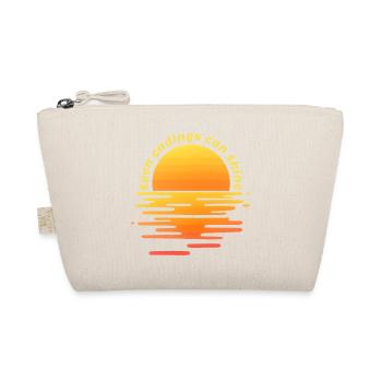 Sonnenuntergang - Even endings can shine - Organic Pouch - nature - Front