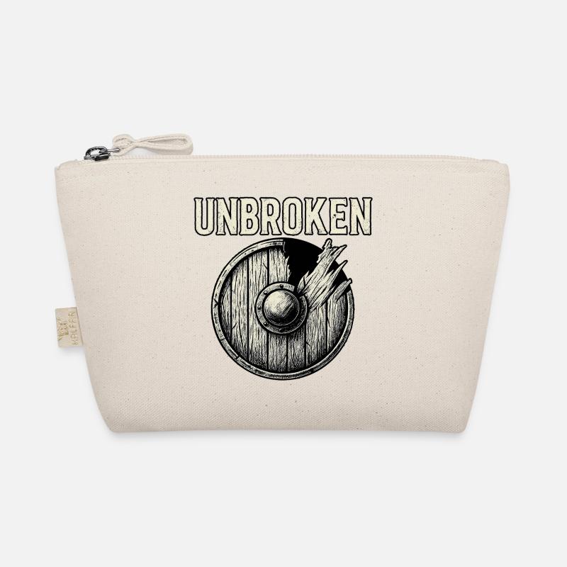 Unbroken – Nordic Shield Symbol Organic Pouch