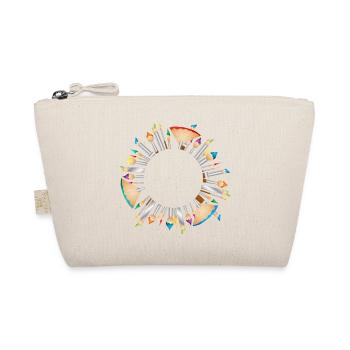Cadres de pinceaux d’artiste – colorés et créatifs - Trousse biologique - nature - Devant