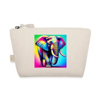 Elefant - Bio-Täschchen - Natur - Vorne
