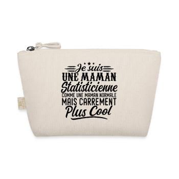 Statistician Mom: Normal, but more badass - Organic Pouch - nature - Front