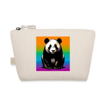 Panda - Bio-Täschchen - Natur - Vorne