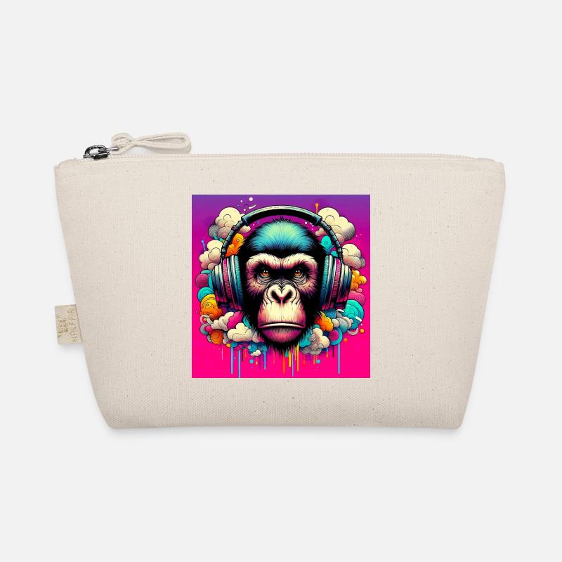 Chimpanzee Monkey Organic Pouch