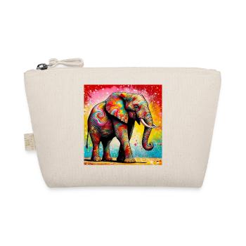 Elefant - Bio-Täschchen - Natur - Vorne