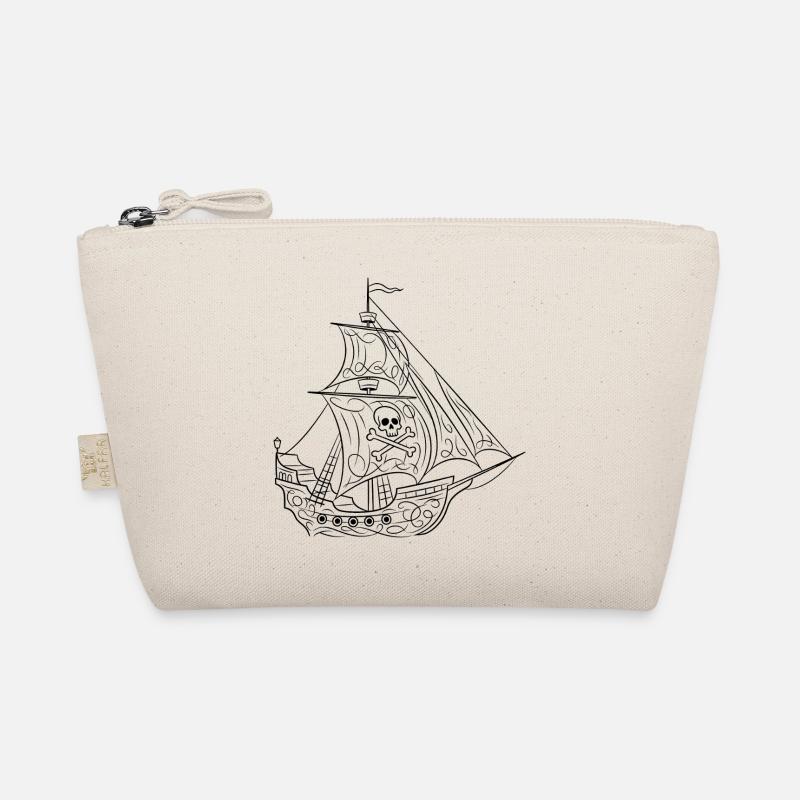 Pirate ship Organic Pouch