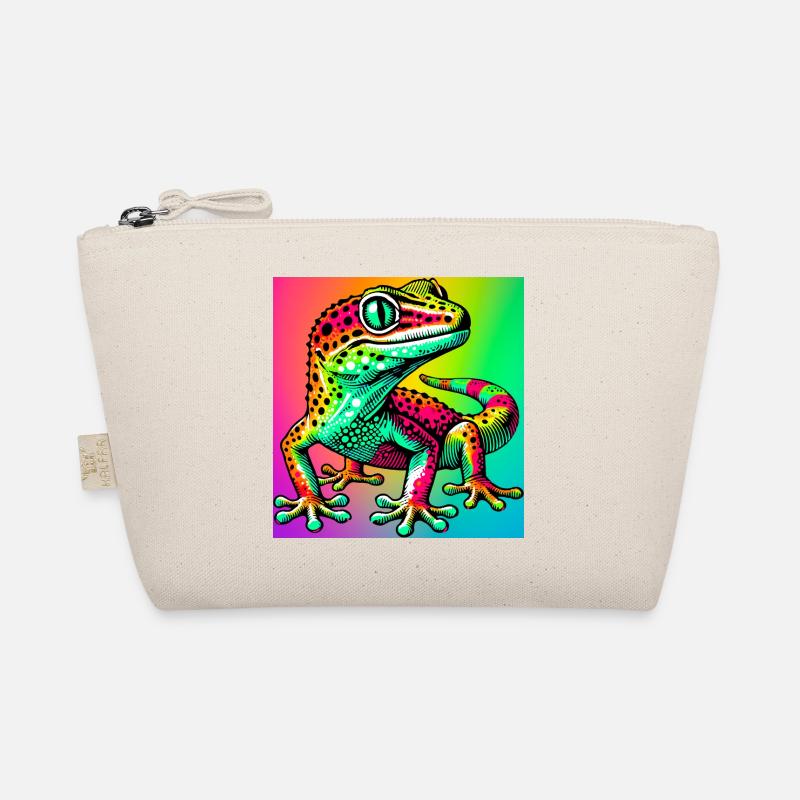 Gecko - Bio-Täschchen - Natur
