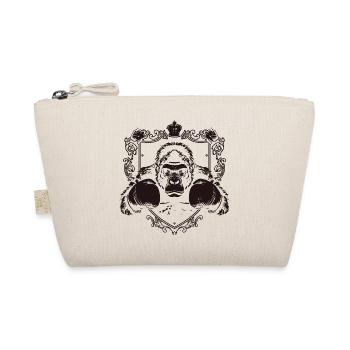 Gorilla with fighting pose - Organic Pouch - nature - Front