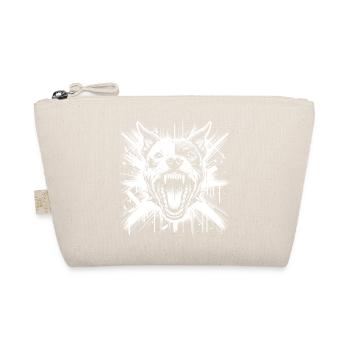 Cooler Staffordshire Bullterrier Graffiti Stil - Bio-Täschchen - Natur - Vorne