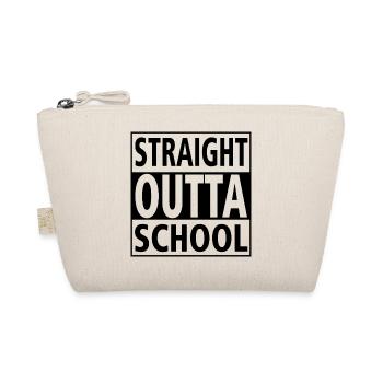Class Shirts Direkt aus der Schule - Bio-Täschchen - Natur - Vorne