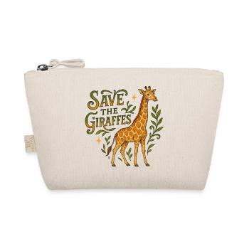 Save Giraffes Conservation Design - Organic Pouch - nature - Front