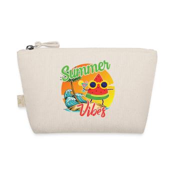 Motif pastèque aux vibrations estivales - Trousse biologique - nature - Devant