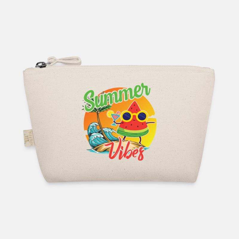 Motif pastèque aux vibrations estivales Trousse biologique