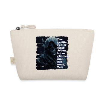 Crâne mystique avec citation - Trousse biologique - nature - Devant