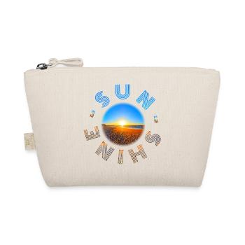 Sunset on the Beach Design - Organic Pouch - nature - Front