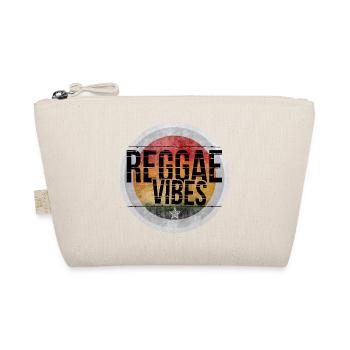 Reggae Vibes Retro Design - Bio-Täschchen - Natur - Vorne