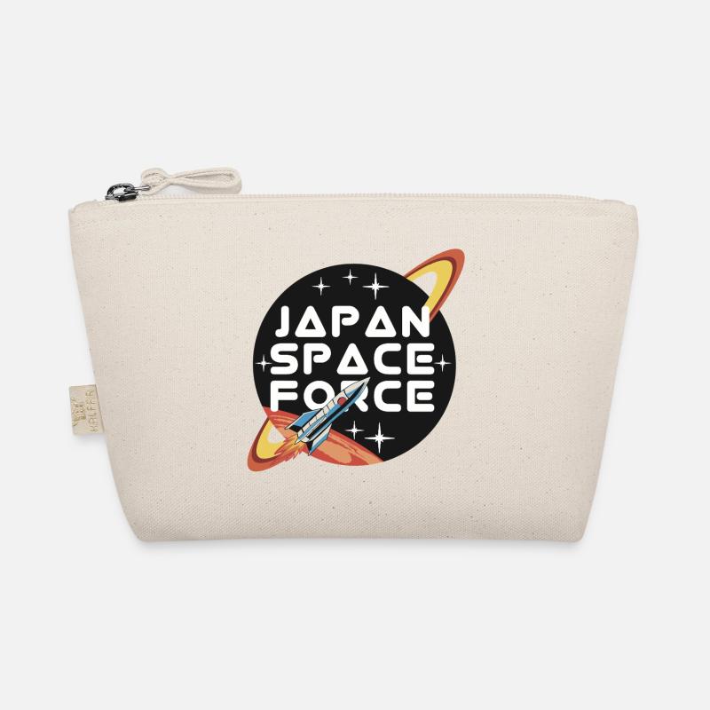 Japan Space Force Retro Logo Organic Pouch
