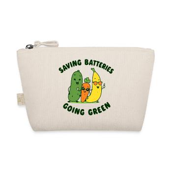 Save batteries Become environmentally friendly Cheeky Fr - Organic Pouch - nature - Front