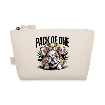 Pack of One Bulldog - Organic Pouch - nature - Front