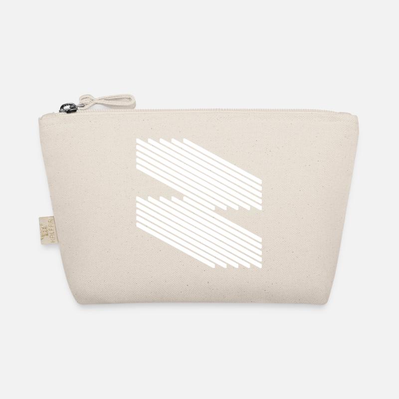 Minimalist Line Pattern Design Organic Pouch