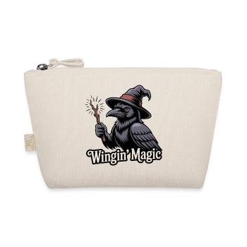 Wingin' Magic Raven - Bio-Täschchen - Natur - Vorne