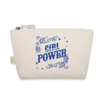 Powerful Girl Floral - Organic Pouch - nature - Front