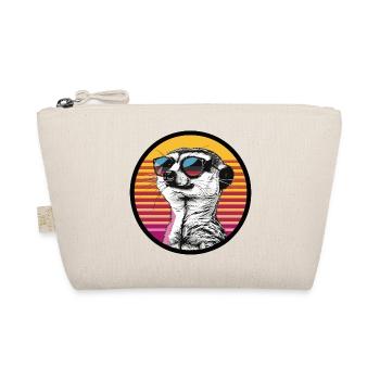 Belette en lunettes de soleil rétro - Trousse biologique - nature - Devant