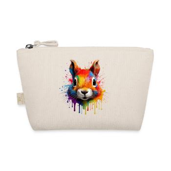 Colorful Squirrel - Organic Pouch - nature - Front