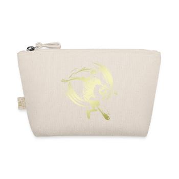 Volleyball Silhouette - Organic Pouch - nature - Front