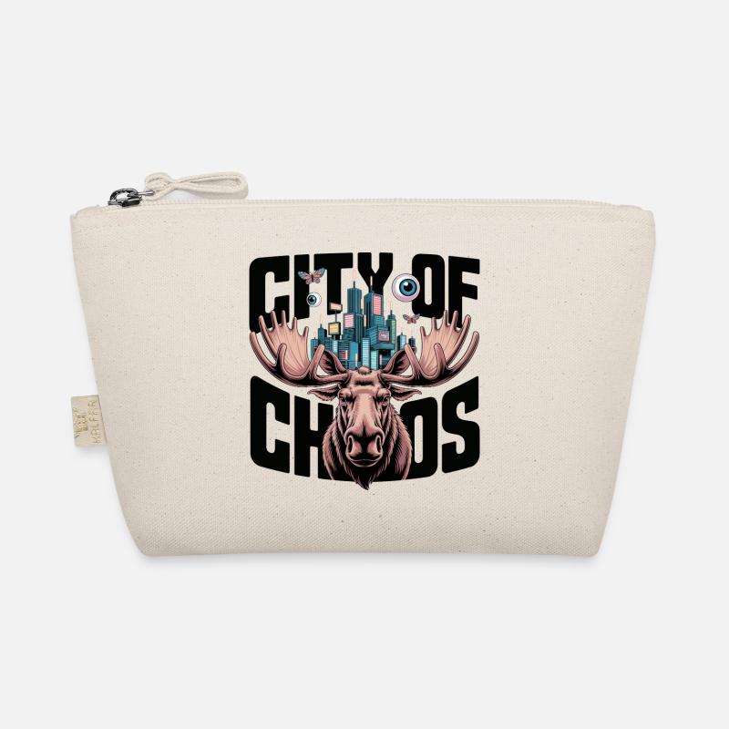 Moose City Skyline-Geweihe Bio-Täschchen