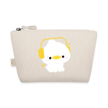 Duck with Headphones - Organic Pouch - nature - Front