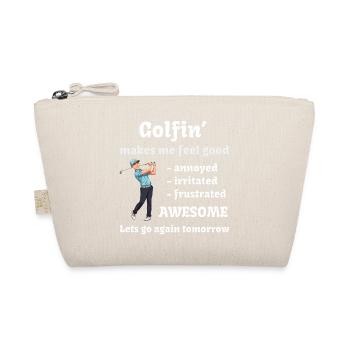 Golf - Golfin' makes me feel good - Organic Pouch - nature - Front