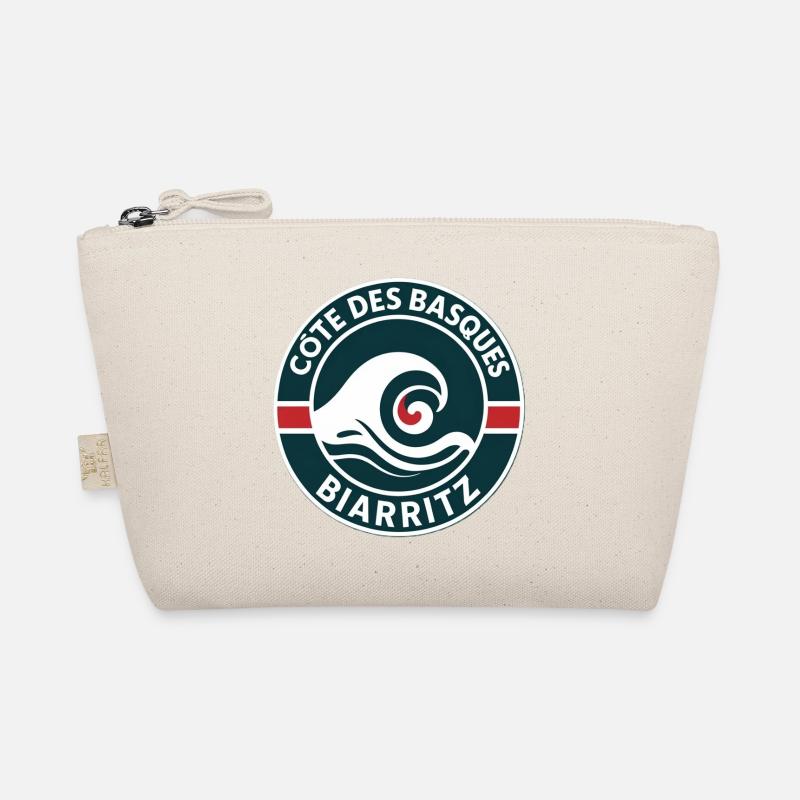 Surfing in Biarritz Côtes des Basques Organic Pouch