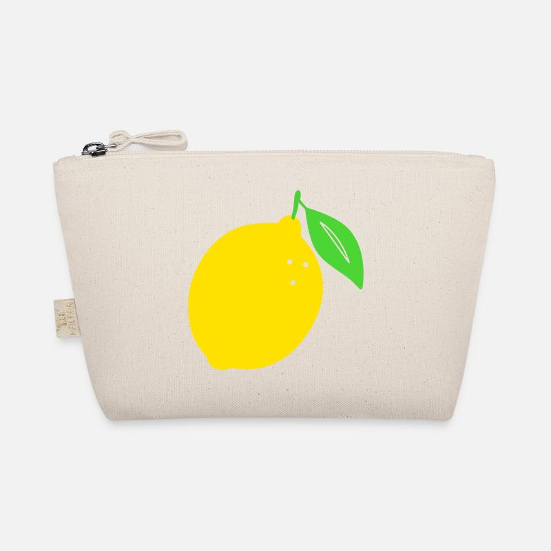 Citron Flat Print Design Trousse biologique