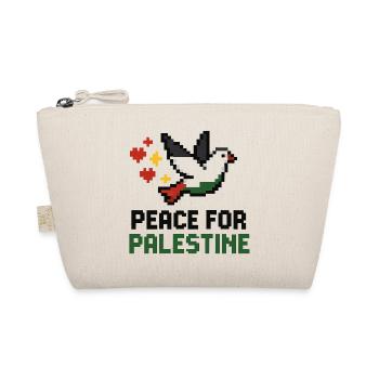 colombe de la paix aux couleurs de la Palestine - Trousse biologique - nature - Devant