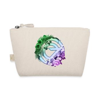 Wicked 2 Oz Logo With Flowers And Plants - Organic Pouch - nature - Front