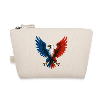 Aigle flamboyant bleu blanc rouge France Patriote - Trousse biologique - nature - Devant