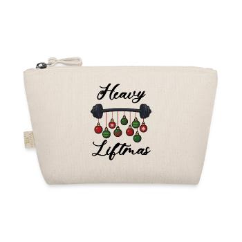Heavy liftmas - Merry Christmas - Organic Pouch - nature - Front