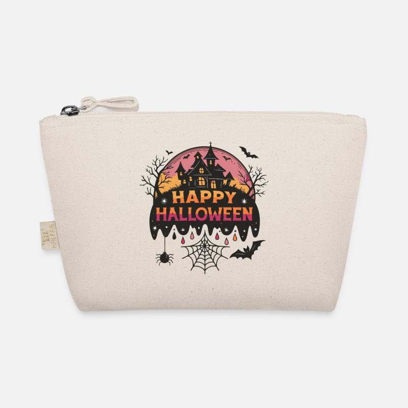 Haunted Castle Halloween Organic Pouch