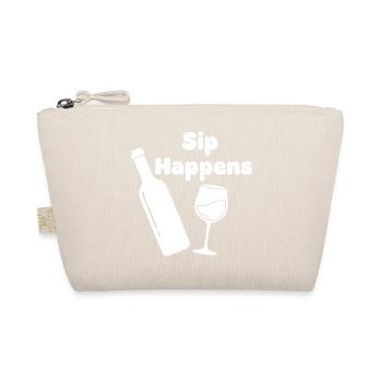 Sip Happens Bouteille de vin Verre - Trousse biologique - nature - Devant