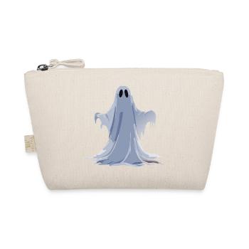 Halloween Spooky Ghost - Organic Pouch - nature - Front