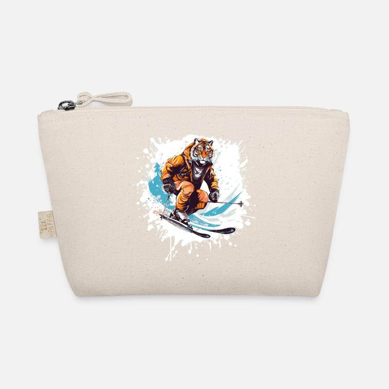 Tiger Ski Skiing Organic Pouch