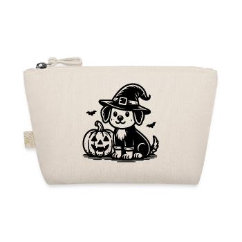 Chien avec chapeau de sorcière - Trousse biologique - nature - Devant