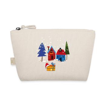 Winter houses with snow - Organic Pouch - nature - Front