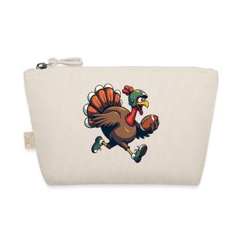 Thanksgiving Football Truthahn - Bio-Täschchen - Natur - Vorne