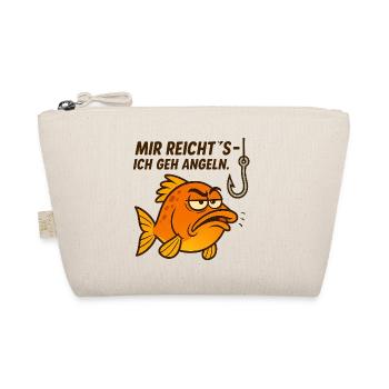 Nautic Design I've had enough, I'm going fishing Fish - Organic Pouch - nature - Front