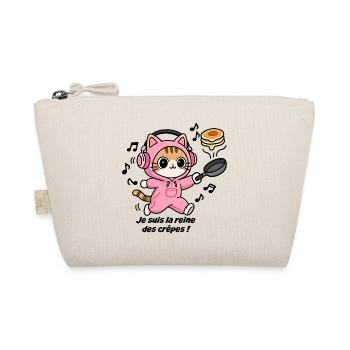 Cat Chef Rose, I'm the Queen of Pancakes - Organic Pouch - nature - Front