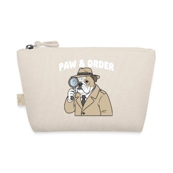 Paw & Order Bulldog Detective - Organic Pouch - nature - Front